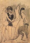 Marie Laurencin Deer,cat and three woman oil painting
